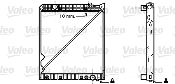Radiator, engine cooling (733418)