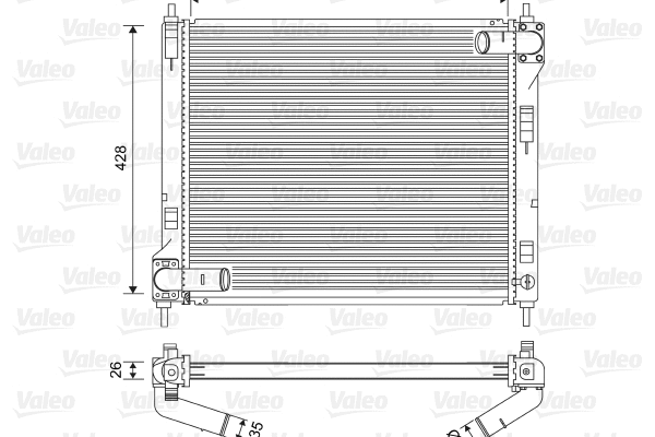 Radiator, engine cooling (701583)