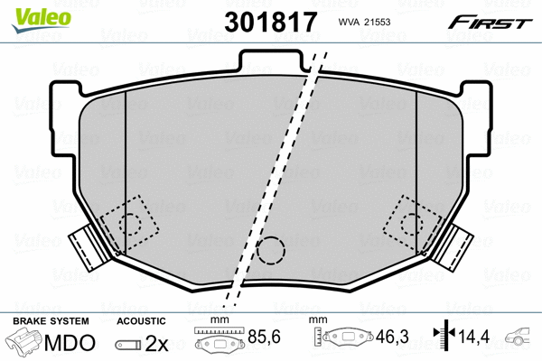 Brake Pad Set, disc brake