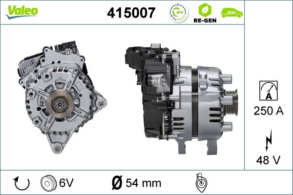 Alternator, starter (415007)