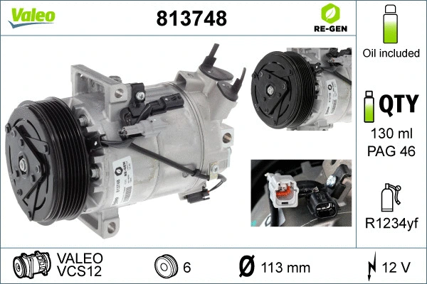 Compressor, air conditioning (813748)