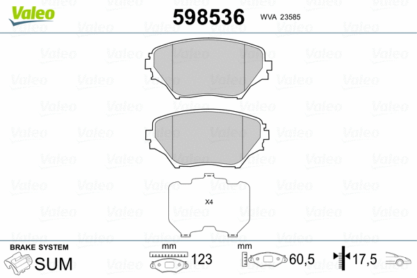Brake Pad Set, disc brake