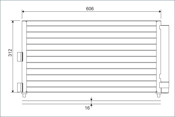 Condenser, air conditioning (818021)