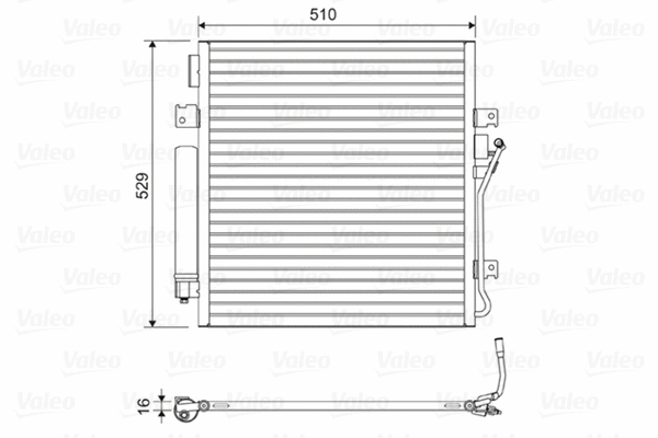 Condenser, air conditioning (814163)