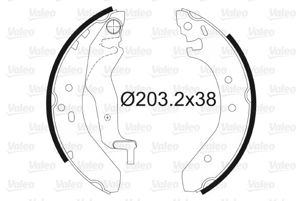 Brake Shoe Set (562087)
