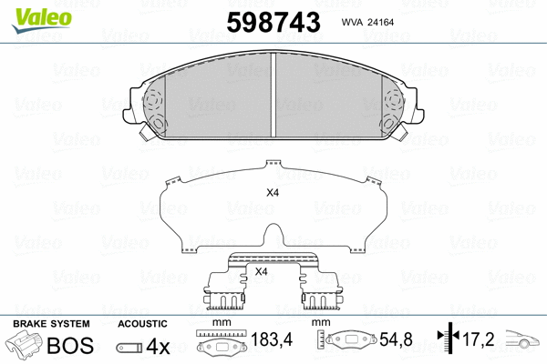 Brake Pad Set, disc brake