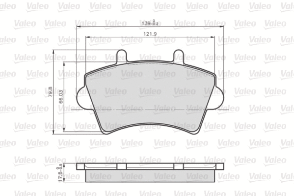 Brake Pad Set, disc brake (872613)