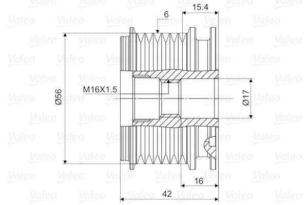 Alternator Freewheel Clutch