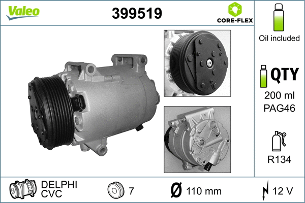 Compressor, air conditioning (399519)