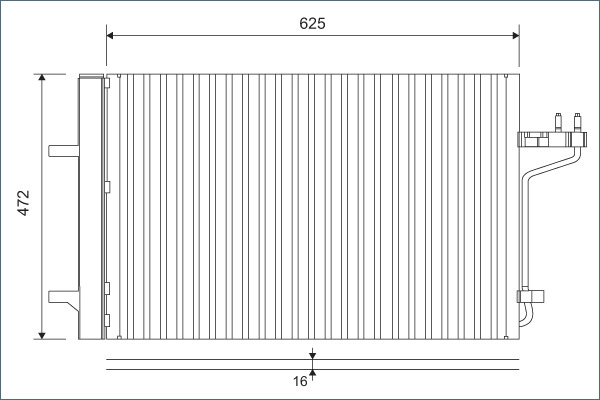 Condenser, air conditioning (812877)