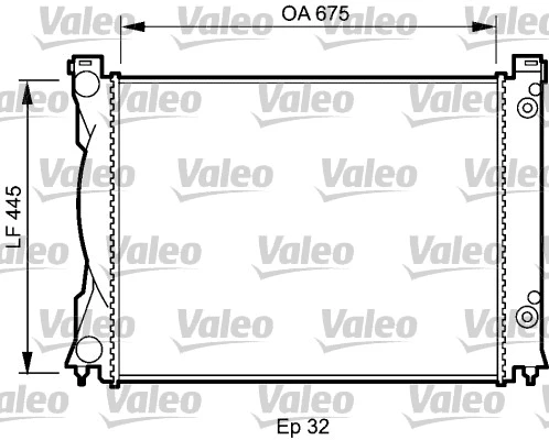 Radiator, engine cooling (735026)