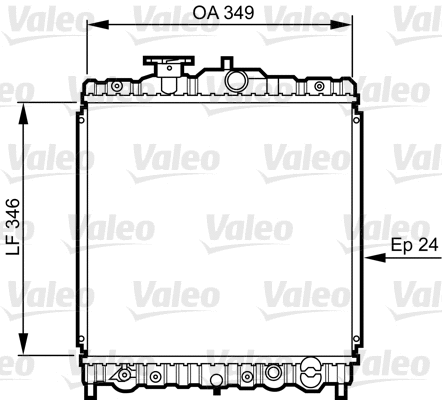 Radiator, engine cooling (731458)