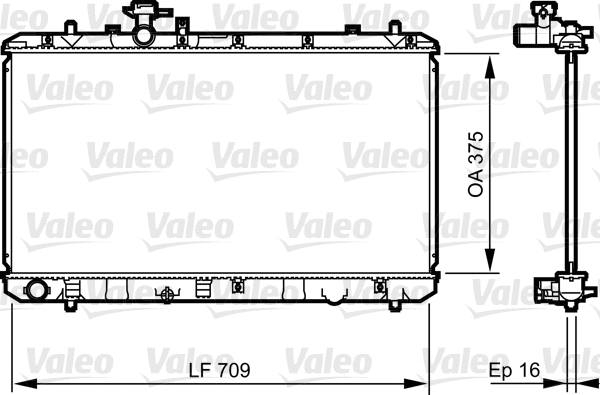 Radiator, engine cooling (735407)