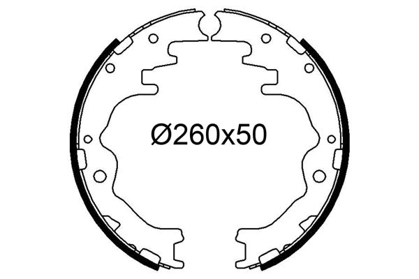 Brake Shoe Set (564302)