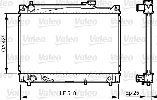 Radiator, engine cooling (735405)