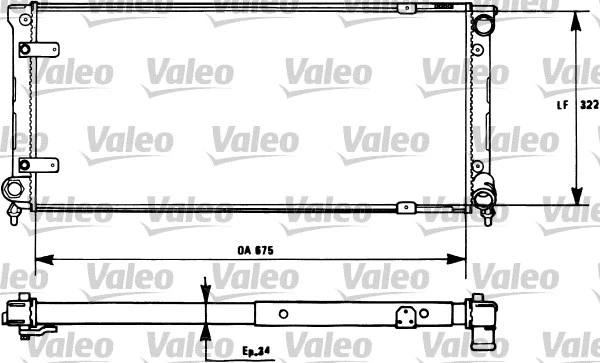 Radiator, engine cooling (731271)