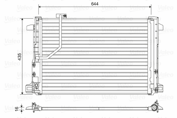 Condenser, air conditioning (814044)