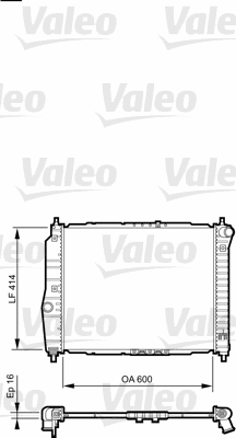 Radiator, engine cooling (735158)
