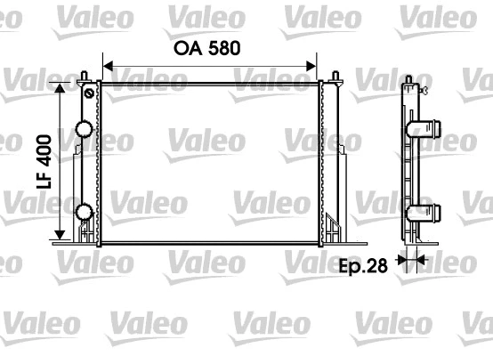 Radiator, engine cooling (734229)