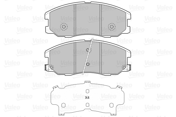 Brake Pad Set, disc brake (598942)