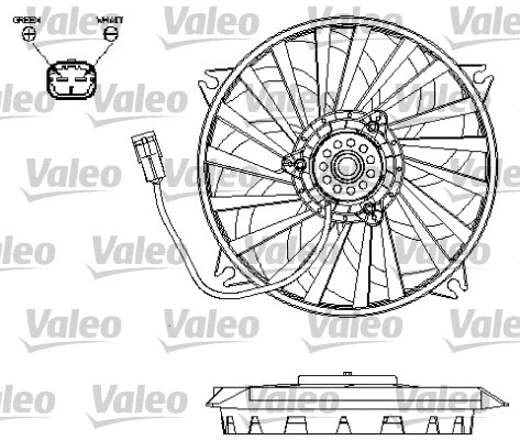 Fan, engine cooling (696132)