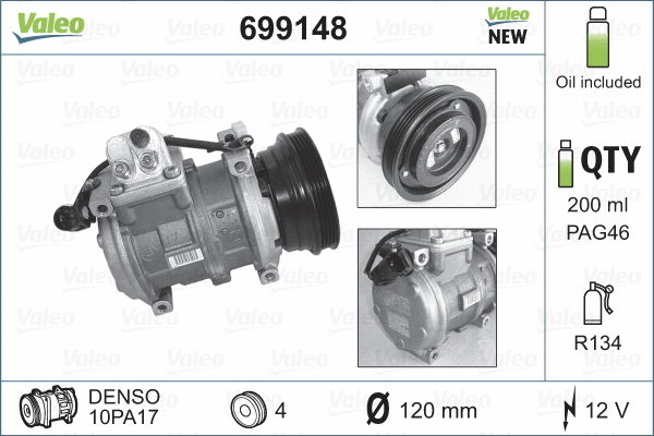 Compressor, air conditioning (699148)