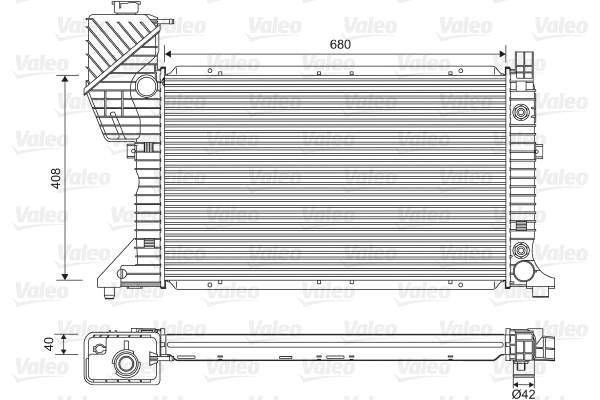 Radiator, engine cooling (732472)