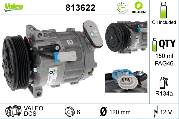 Compressor, air conditioning (813622)