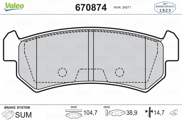 Brake Pad Set, disc brake
