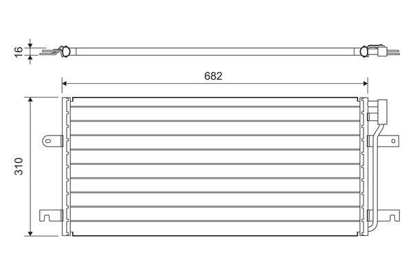 Condenser, air conditioning (814029)