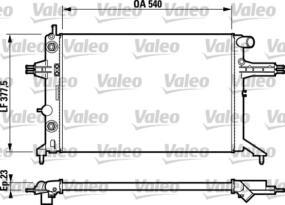 Radiator, engine cooling (732724)