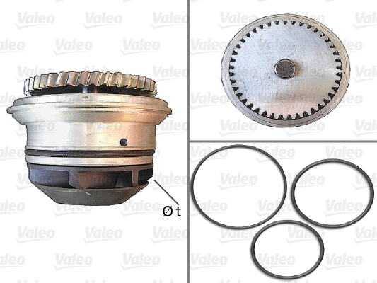 Water Pump, engine cooling (506877)