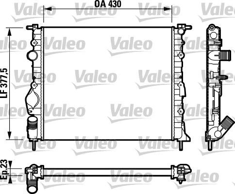 Radiator, engine cooling (732765)