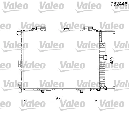Radiator, engine cooling (732446)