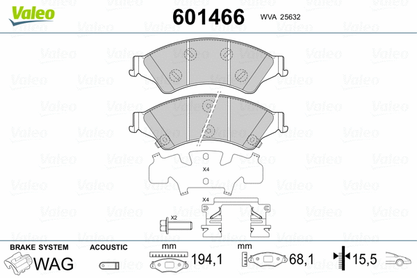 Brake Pad Set, disc brake