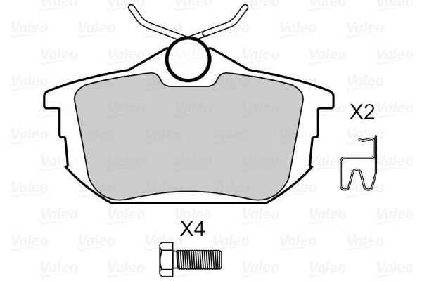 Brake Pad Set, disc brake (598492)