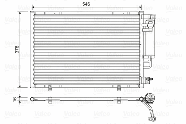 Condenser, air conditioning (822613)