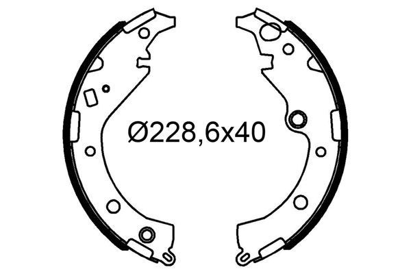 Brake Shoe Set (564260)