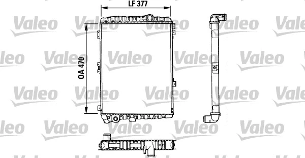 Radiator, engine cooling (883864)