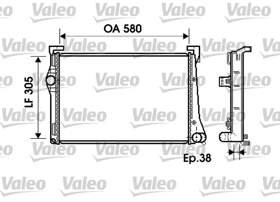Radiator, engine cooling (734361)