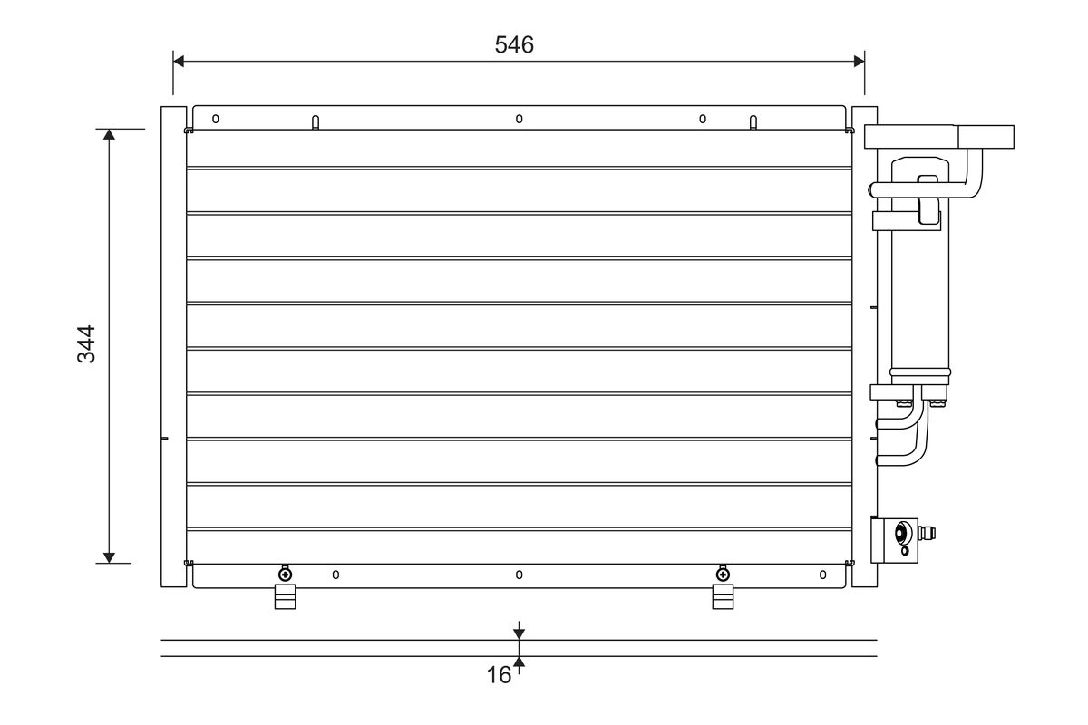 Condenser, air conditioning (822693)