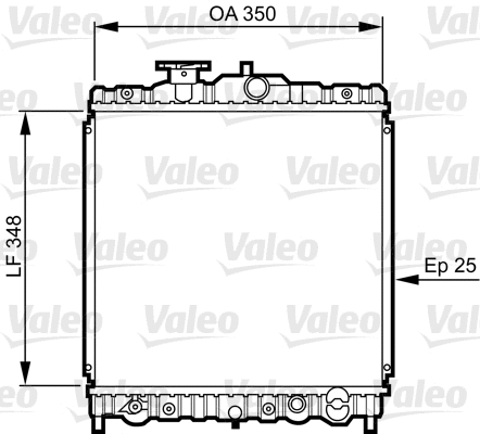 Radiator, engine cooling (731459)