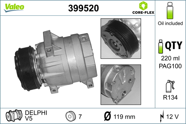 Compressor, air conditioning (399520)