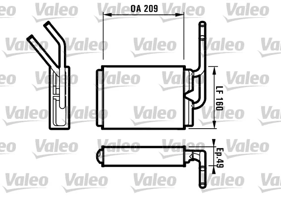 Heat Exchanger, interior heating (812154)