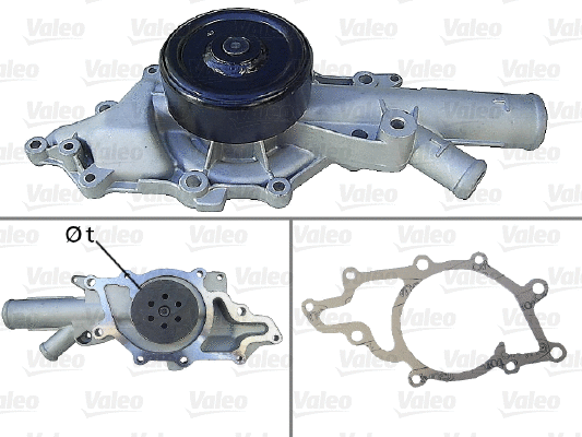 Water Pump, engine cooling (506831)