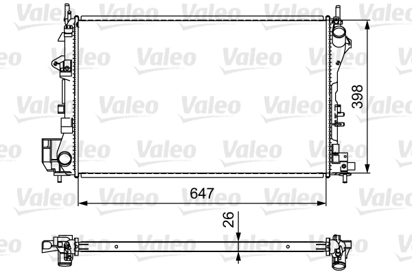 Radiator, engine cooling (732877)