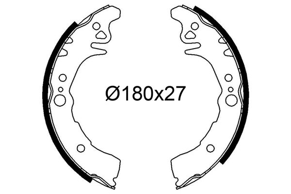Brake Shoe Set (564242)