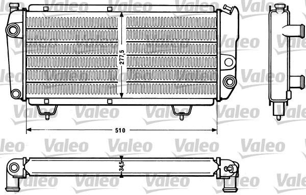 Radiator, engine cooling (810831)