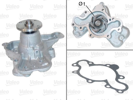 Water Pump, engine cooling (506626)