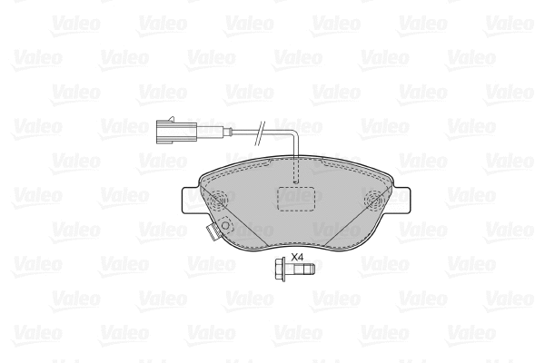 Brake Pad Set, disc brake (598721)